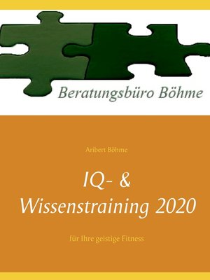 cover image of IQ- & Wissenstraining 2020